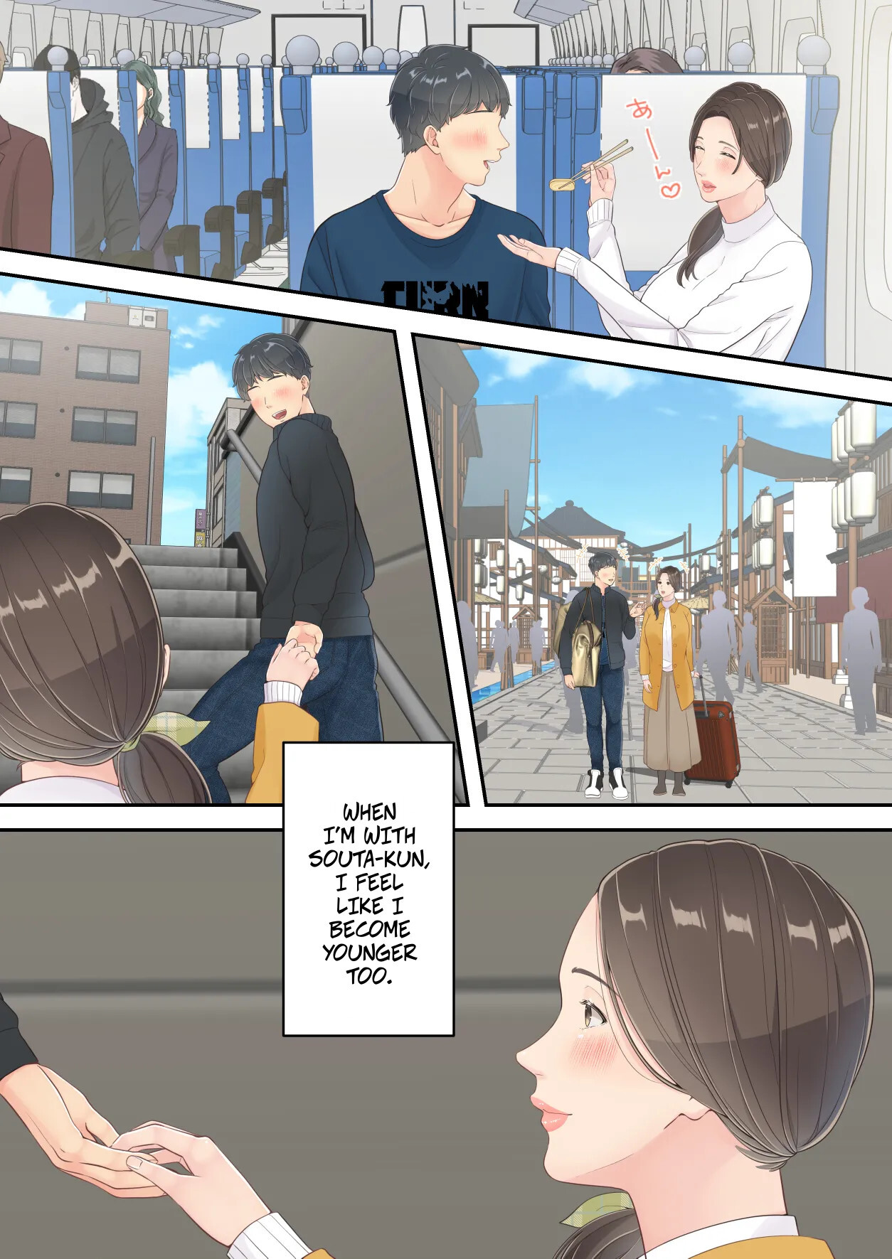 Hentai Manga Comic-A Normal Mother Goes on a Sweet Affair Trip With a Boy the Same Age as Her Son-Read-54